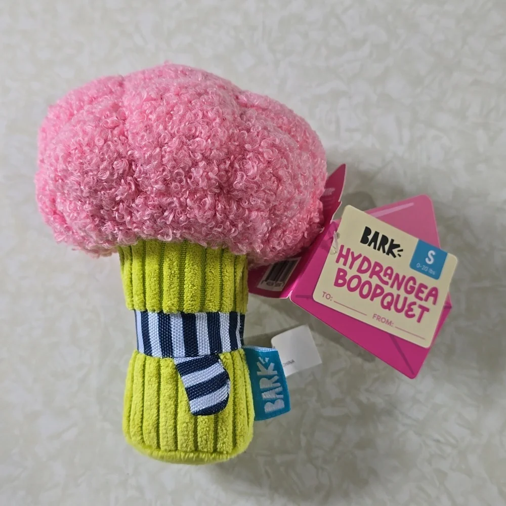 Hydrangea Boopquet Bark‎ brand Size Small dog toy NWT